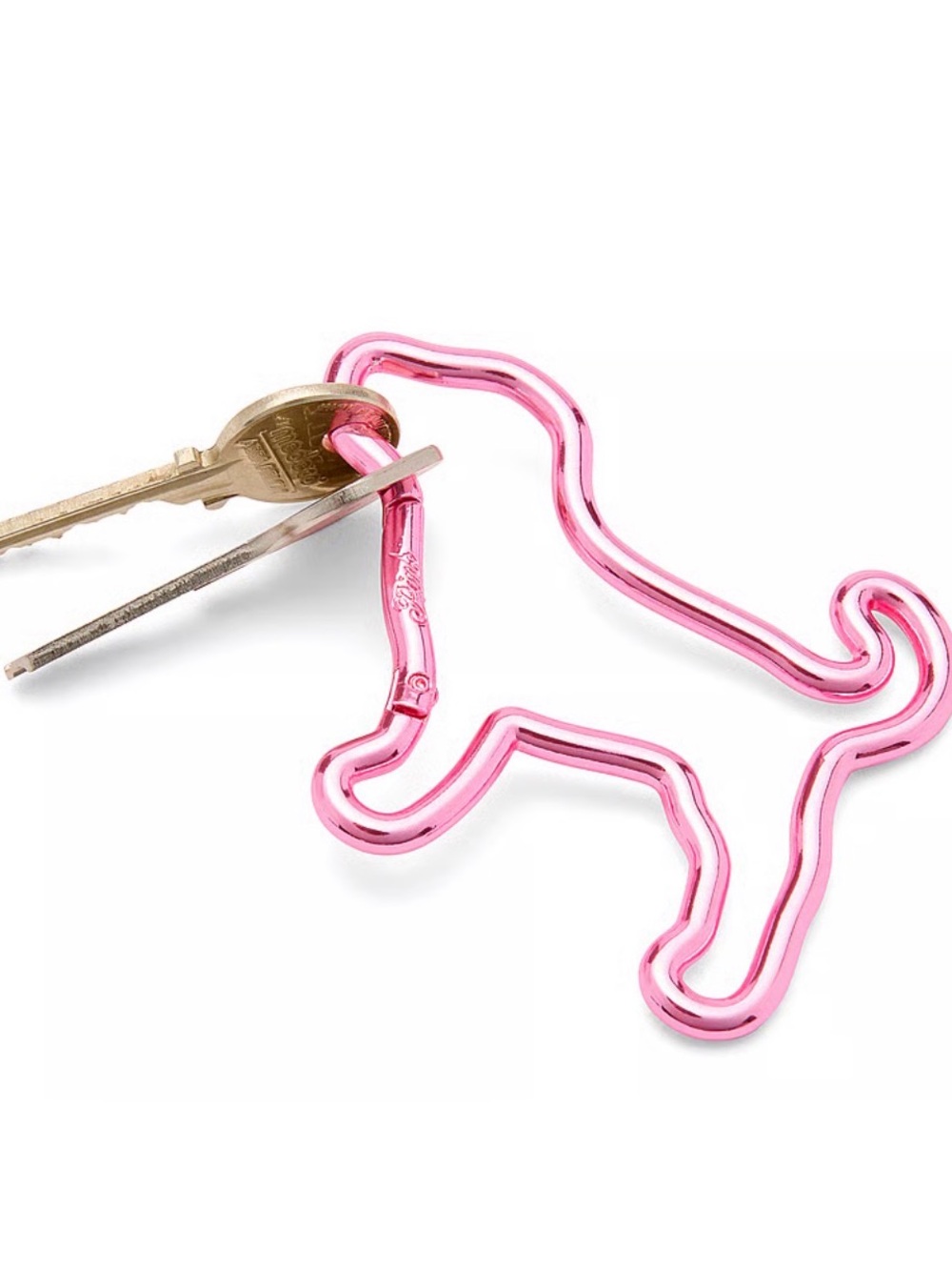 PINK DOG CARABINER CLIP - Picture 2 of 2
